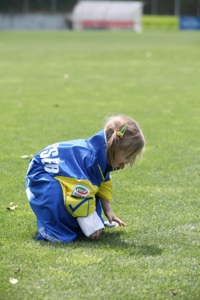 Lucy sul campo del Chievo