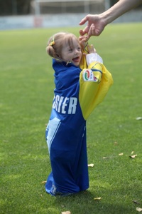 Lucy sul campo del Chievo