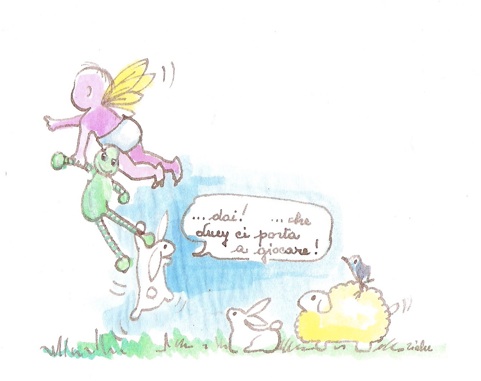 Luccyolina con gli amici